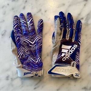 Adidas® Youth Adizero 5-Star 8.0 Three Stripe Life Receiver Gloves - MEDIUM